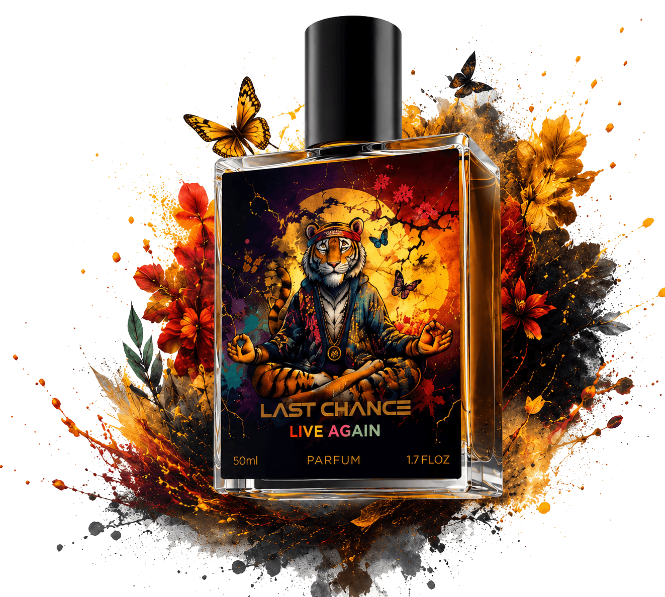 LIVE AGAIN — Parfum bottle